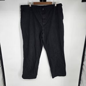 Puritan Men's Classic Fit Chino Pants Black Size 44x30
